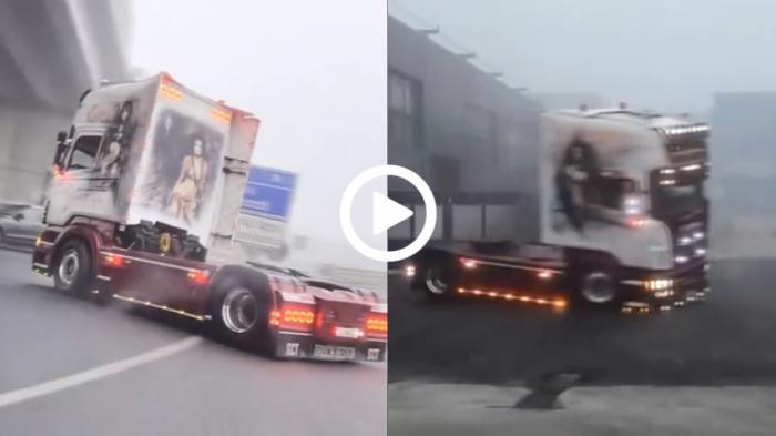 Scania μαθαίνει στα σπορ πισωκίνητα πως να κάνουν μπάντες Scania μαθαίνει στα σπορ πισωκίνητα πως να κάνουν μπάντες