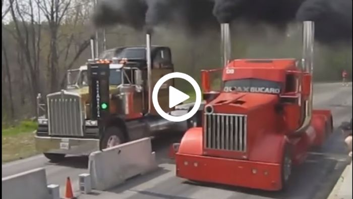 Τράκτορες με τέρμα τo γκάζι σε αγώνες dragster!