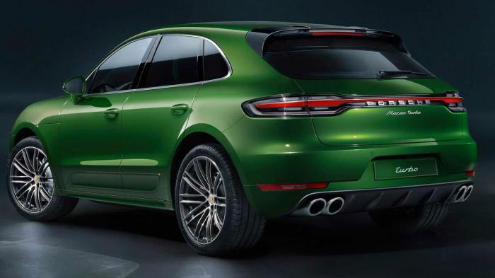 Στην εικόνα βλέπετε την τρέχουσα Porsche Macan Turbo. 