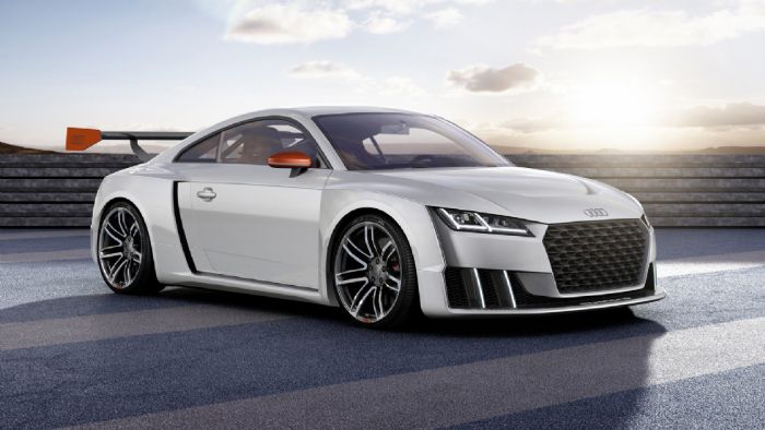 Το Audi TT Clubsport θα παορυσιαστεί επισήμως στην ετήσια συνάντηση του Worthers Το Audi TT Clubsport θα παορυσιαστεί επισήμως στην ετήσια συνάντηση του Worthersee και είναι το πρώτο αυτοκίνητο με βενζινοκινητήρα διπλού ηλεκτρικού τούρμπο.