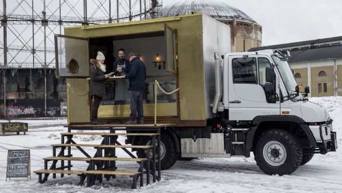 Καντίνα Mercedes Unimog Καντίνα Mercedes Unimog