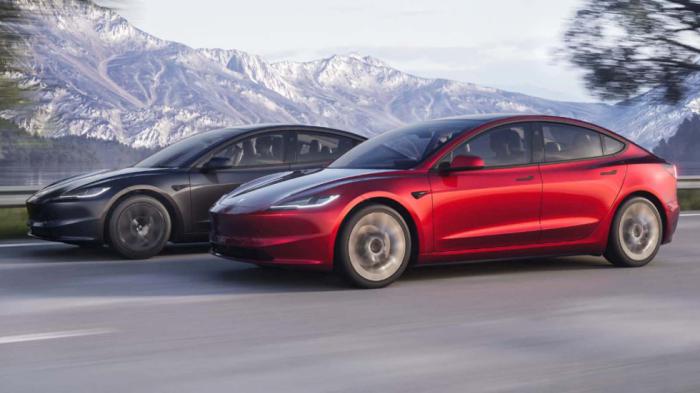 Το ανανεωμένο Tesla Model 3.