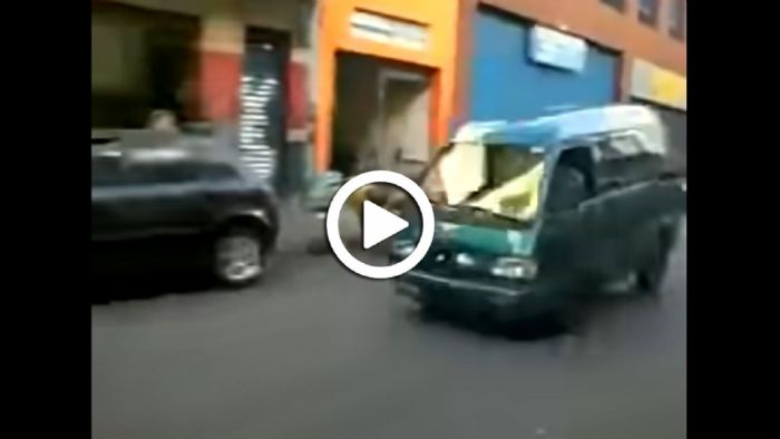Βανάκι με «φρενάρες» έπαθε... «λόξιγκα»