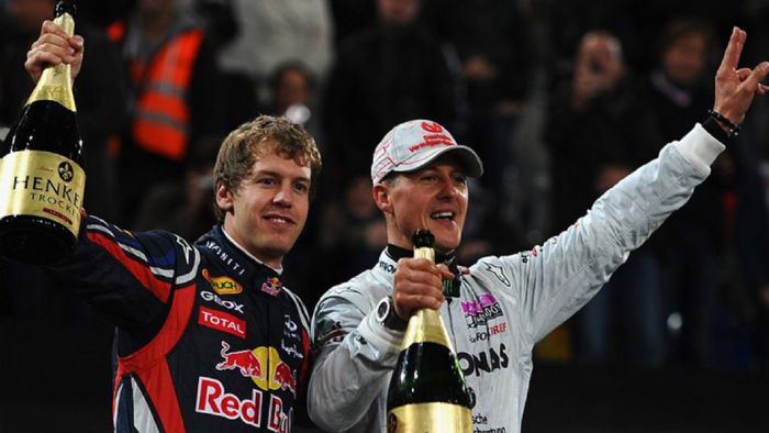 Vettel:« Δεν θα καταρριφθούν τα ρεκόρ του Schumi» Vettel:« Δεν θα καταρριφθούν τα ρεκόρ του Schumi»