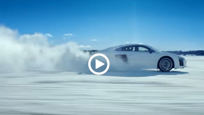 Το Audi R8 στα χιόνια