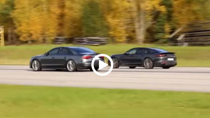 Audi S8 Plus vs Porsche Panamera Turbo