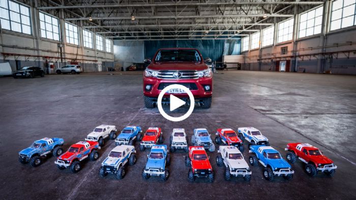 Τηλεκατευθυνόμενα τραβάνε Hilux Τηλεκατευθυνόμενα τραβάνε Hilux
