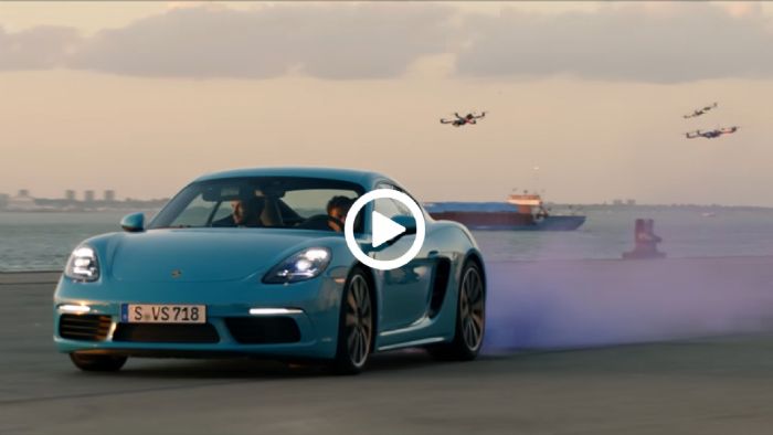 718 Cayman vs. drones