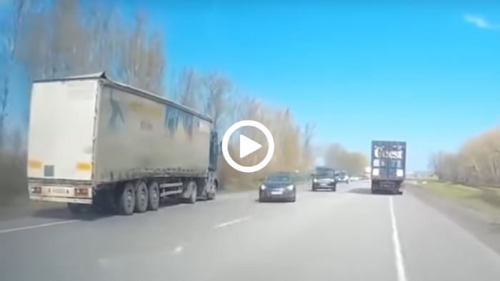 Οδηγός φορτηγού κοιμάται στο τιμόνι