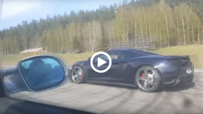 BMW M3  E36 Turbo vs McLaren MP4-12C Spyder