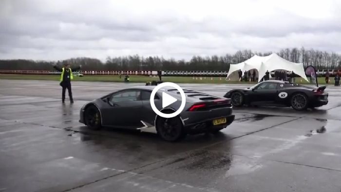 Porsche 918 Spyder Vs. Lamborghini Huracan