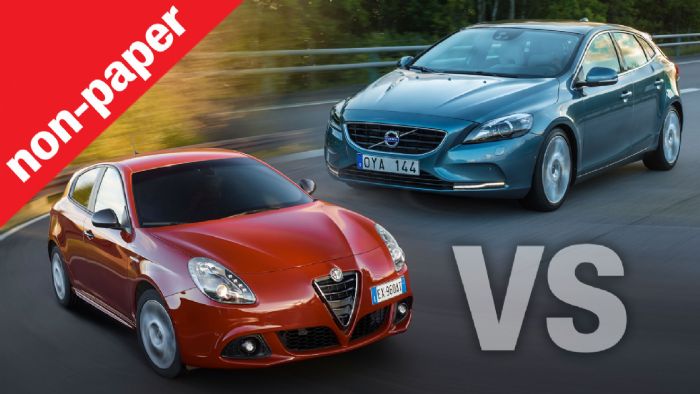 Giulietta και Volvo V40 με ξεχωριστό στυλ και στα ίδια λεφτά. Εσείς τι λέτε; Ποιο θα επιλέγατε;