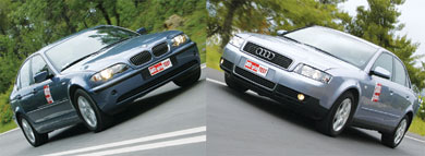 Audi A4 1,6 vs BMW 316  Οι εκλεκτοί των 1,6 λίτρων