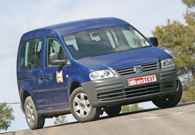 VW Caddy Kombi 1,6 Χώροι για όλους