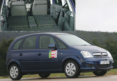 Ανανεωμένο Opel Meriva 1,6 Twinport Μeriva Purpose Vehicle