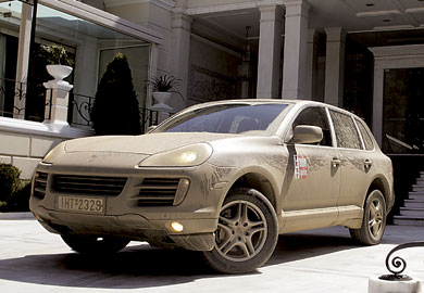 Nέα Porsche Cayenne S Στα σαλόνια με λάσπες 