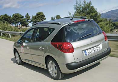 Peugeot 207 SW 1,4 95 PS 207 + 119 + 67 = … 207 SW!