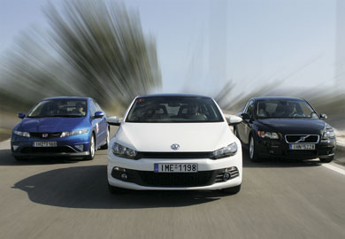 Honda Civic vs Hyundai i30 vs Toyota Auris