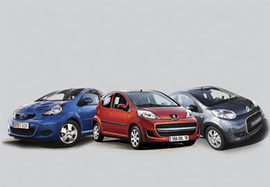 Ανανεωμένα Peugeot 107, Citroen C1 και Toyota Aygo 