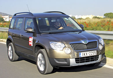 Το πετρελαιοκίνητο Skoda Yeti έχει όλο το... πακέτο.