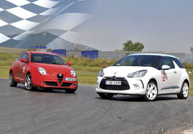 Alfa Romeo MiTo 1,4T 155 ps VS Citroen DS3 1,6 THP 156 ps Καλών τεχνών