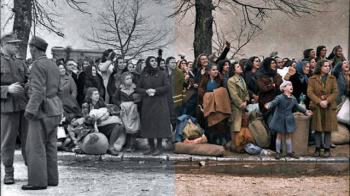 Έβαλαν χρώμα σε φωτογραφία του 1944