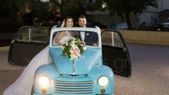 Αυτοκίνητα αντίκα σε γάμο στα Χανιά