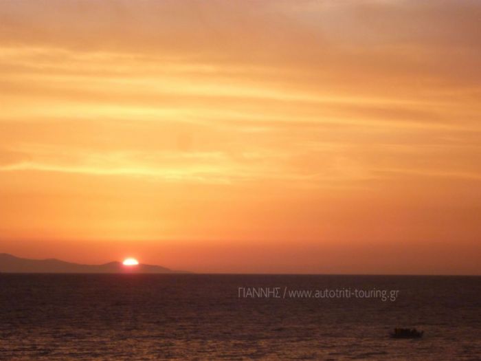 Ηλιοβασίλεμα στην Κύμη
